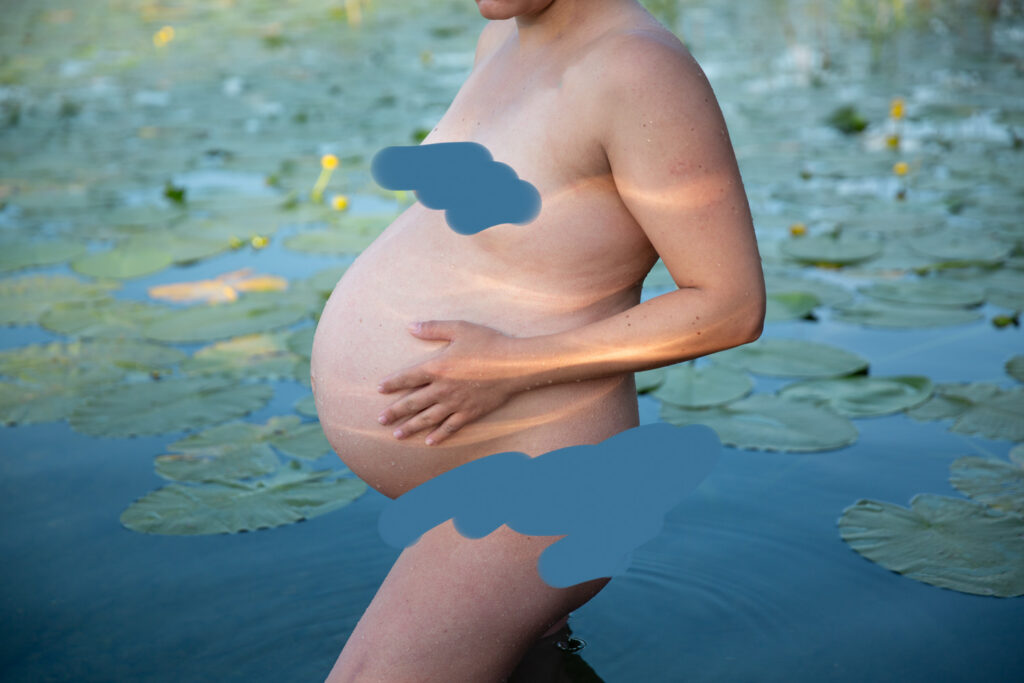 Pregnant lake photoshooitng Zurich Aargau